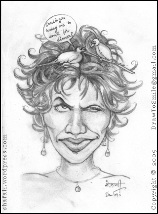 Halle Berry is one of my favorite women actors in Hollywood. The messy hair 