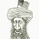 Caricature of the Dead Terrorist - Osama bin Laden